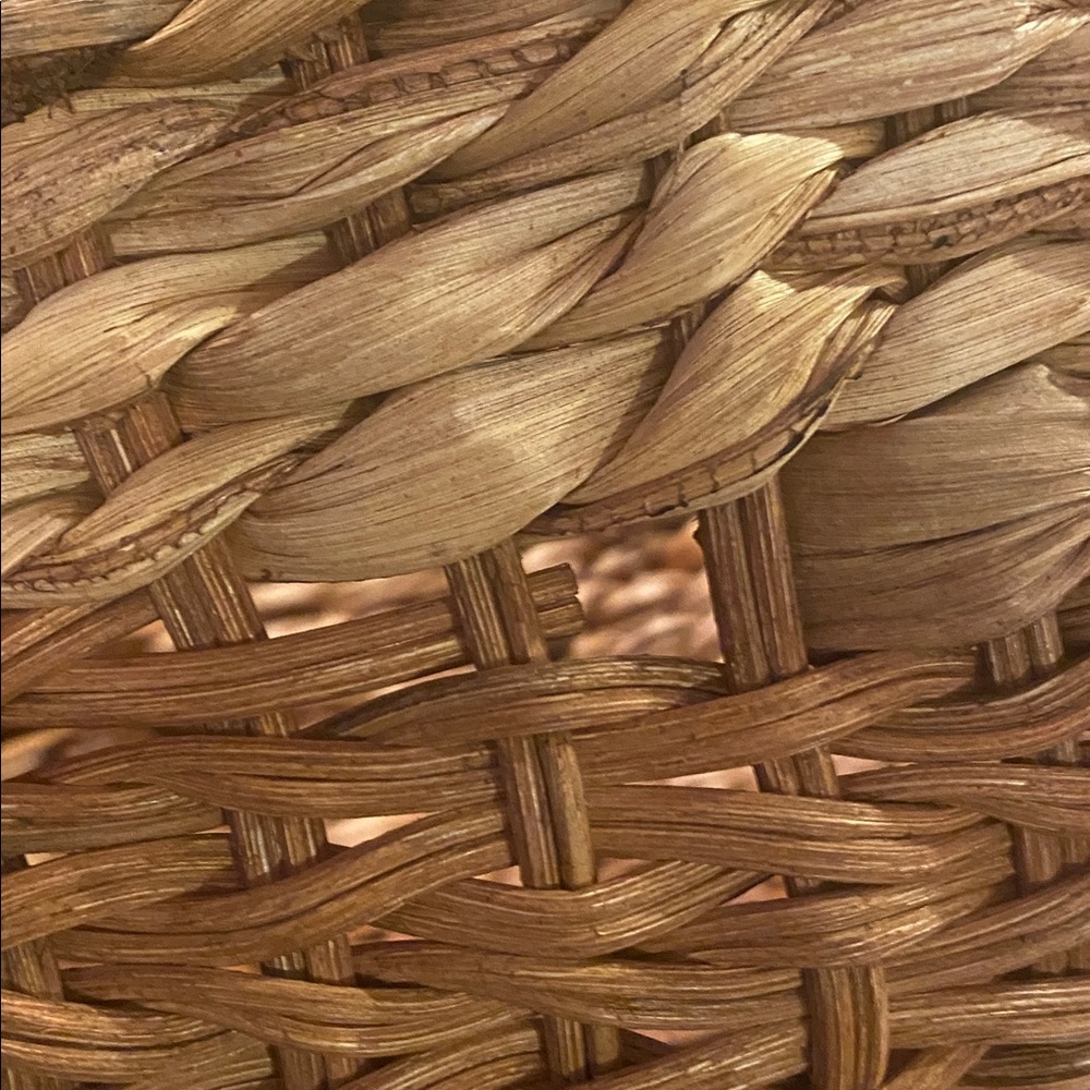 NWT Studio McGee Large Woven Brown Storage Basket - Picture 3 of 8